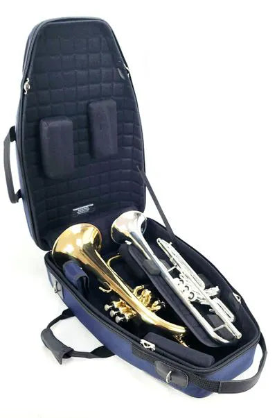 Estojo Horizontal ou “Flight” para 1 Trompete de Piston e 1 Flugelhorn modelo MB