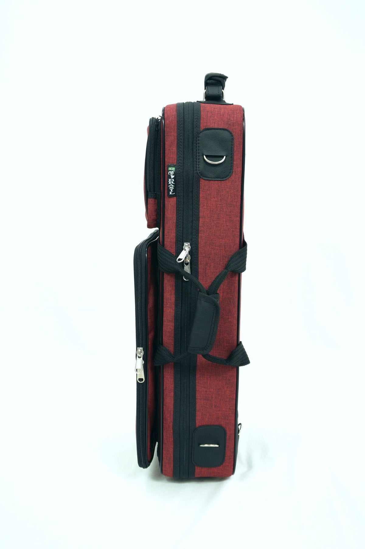Estojo Triplo para Saxofone Soprano Desmontável, Clarinete Sib e Flauta modelo MB
