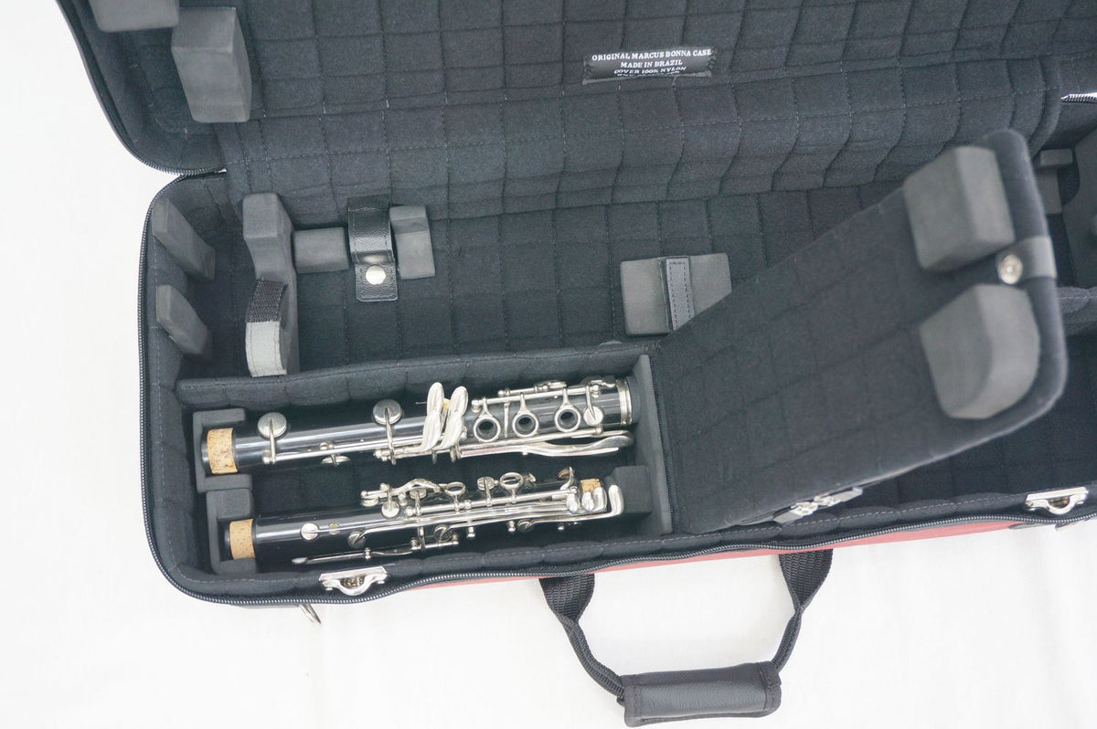 Estojo Triplo para Saxofone Soprano Desmontável, Clarinete Sib e Flauta modelo MB